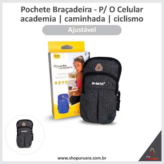 SHOPURUARA Pochete Slim Braçadeira De Celular Caminhada Fantástica