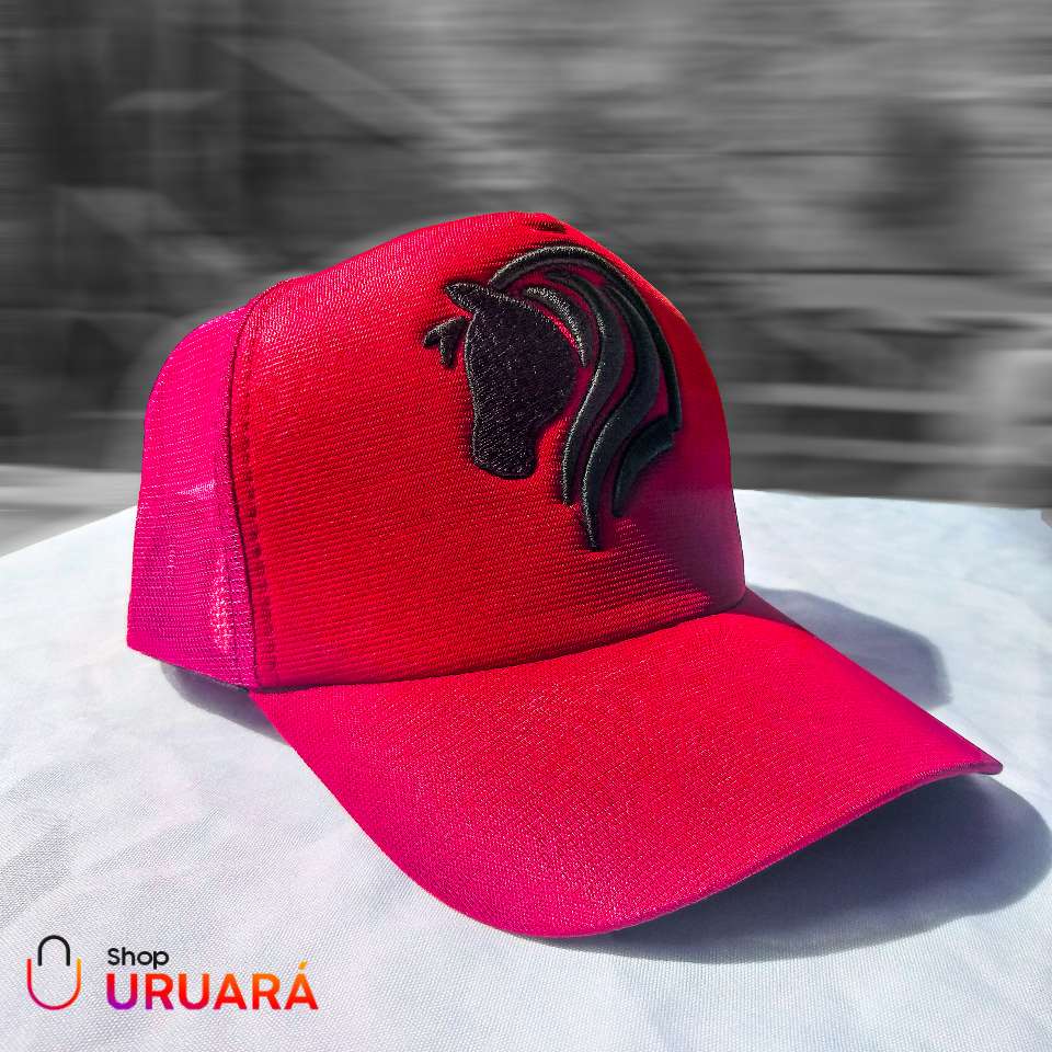 SHOPURUARA Boné Country Vermelho Telinha