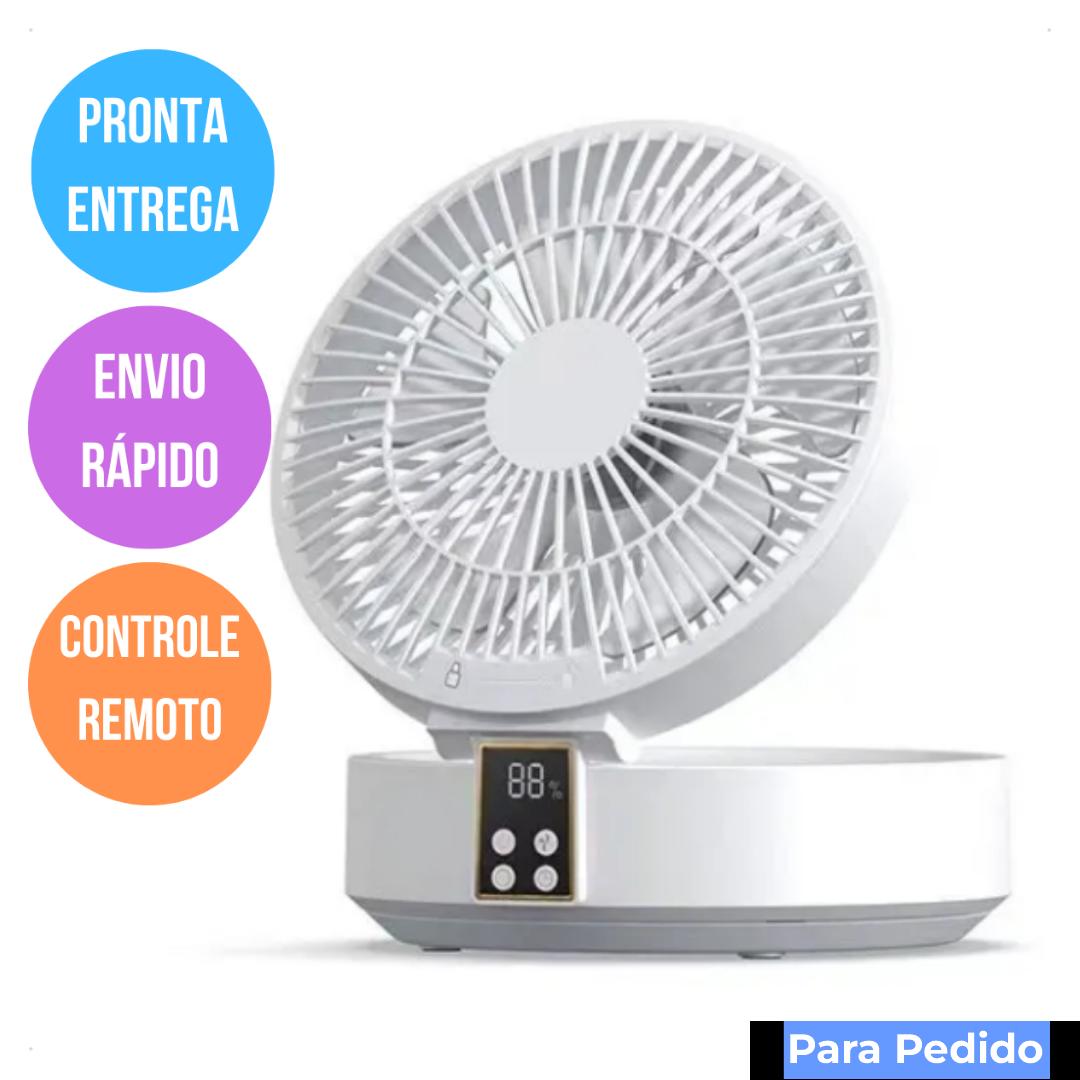 REVISTAON Ventilador Elétrico Dobrável Com Controle Remoto Portátil Recarregável Uruará-PA, URUARAINFO, SHOPURUARA, PRODUTOS EM URUARÁ