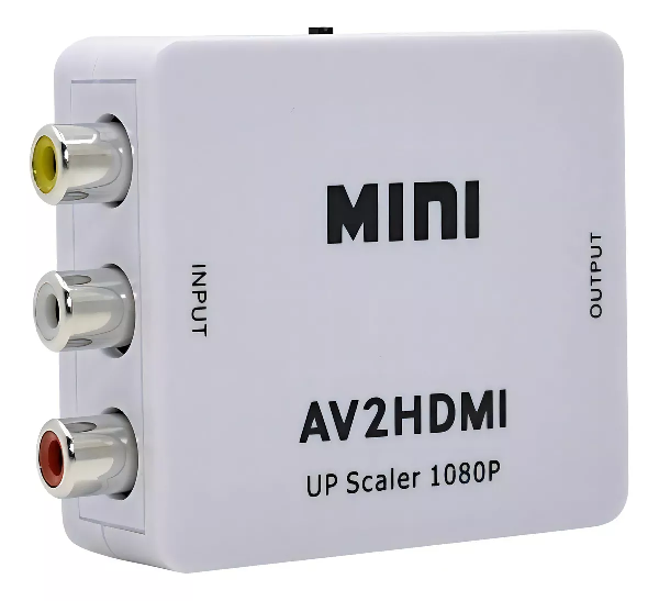 SHOPURUARA Mini Adaptador AV Conversor Para HDMI 1080p Uruará-PA, URUARAINFO, SHOPURUARA, PRODUTOS EM URUARÁ